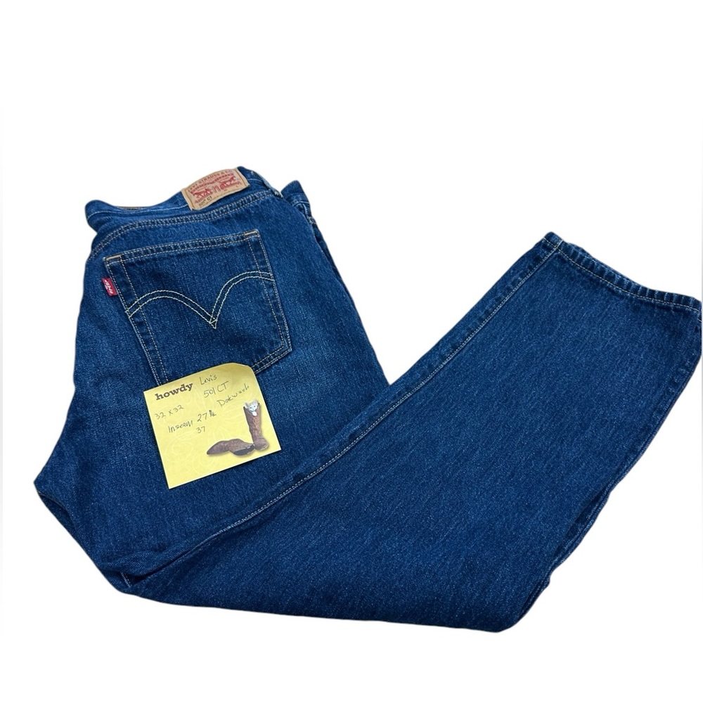 Levis 501CT Jeans Womens 32x32  Tapered Leg‎ Button Fly Denim custom tapered - Picture 2 of 14